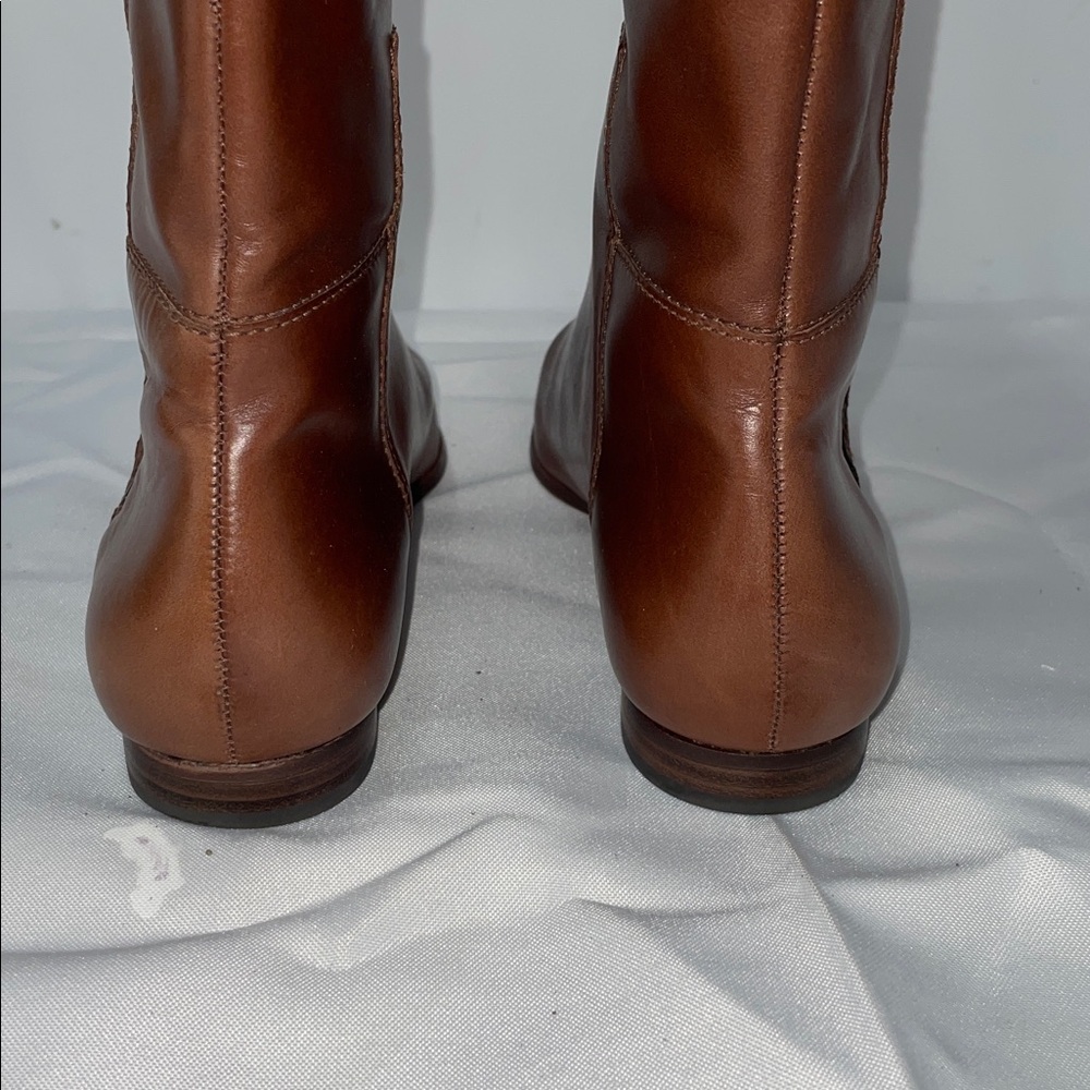 MICHAEL KORS BRINKS LEATHER RIDING BOOTS FTL-03-012 - Picture 7 of 12